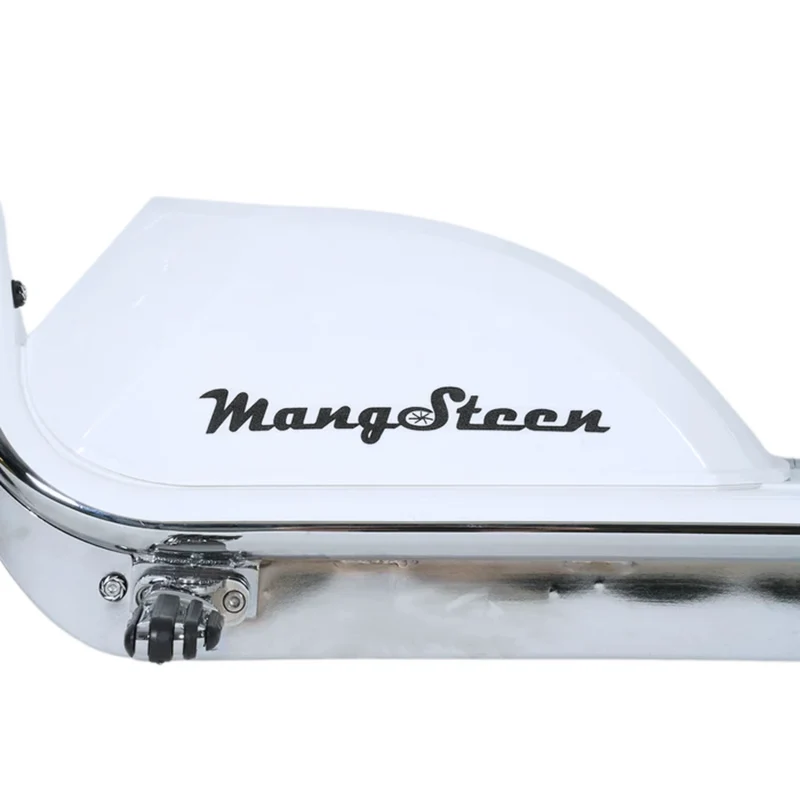 Trottinette Mangosteen électrique assise City Coco M1PS – cadre chromé & double motorisation