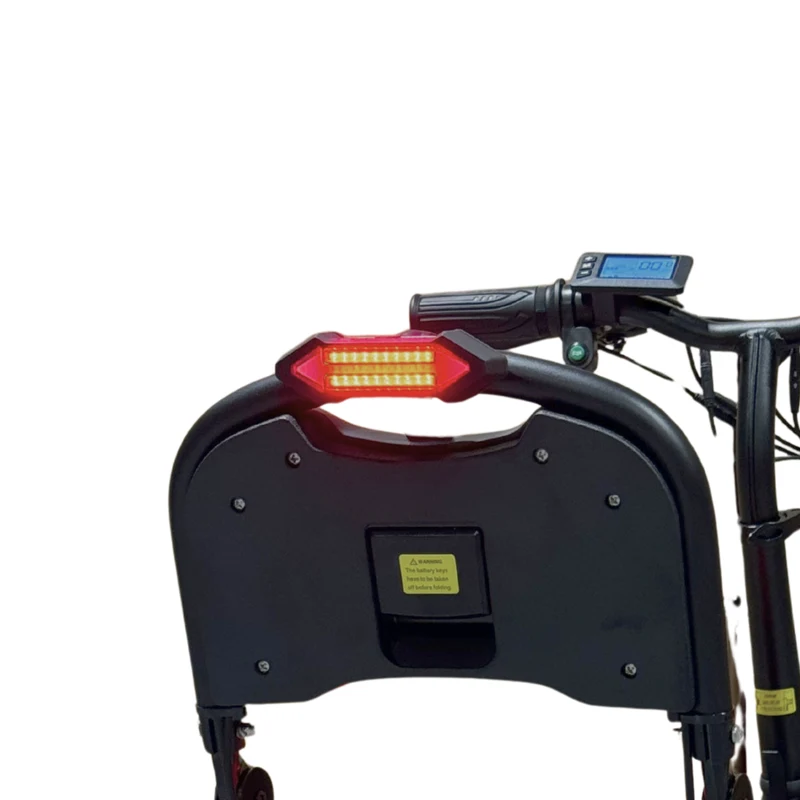 Kit éclairage arrière LED amovible – Recharge USB, clignotants intégrés