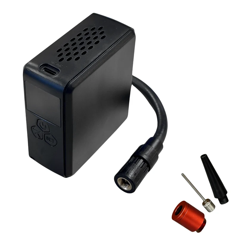 Pompe électrique compacte haute pression pour pneus – Vélo, trottinette, scooter, tricycle