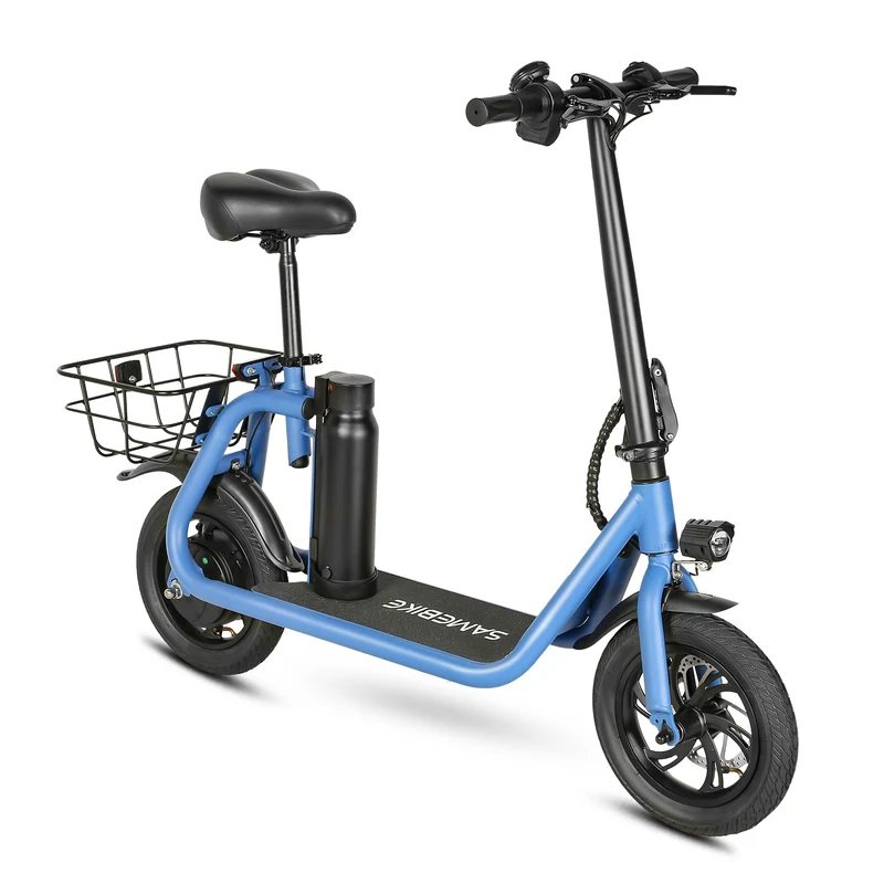 Mini trottinette électrique pliable C01 avec selle, batterie amovible