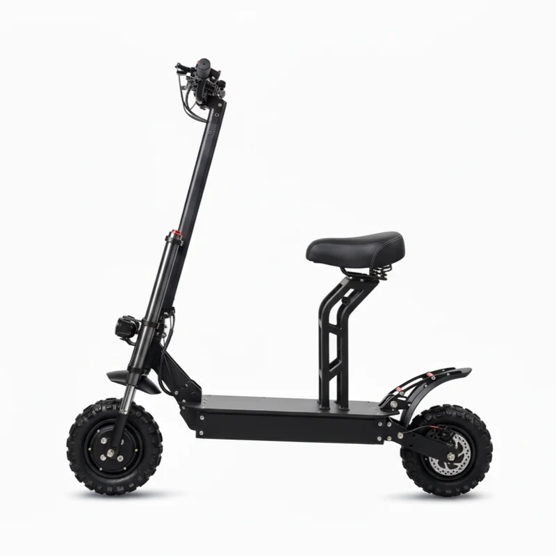 Trottinette électrique cross tout terrain pliable 2 roues motrices modèle Lonix / 3200W