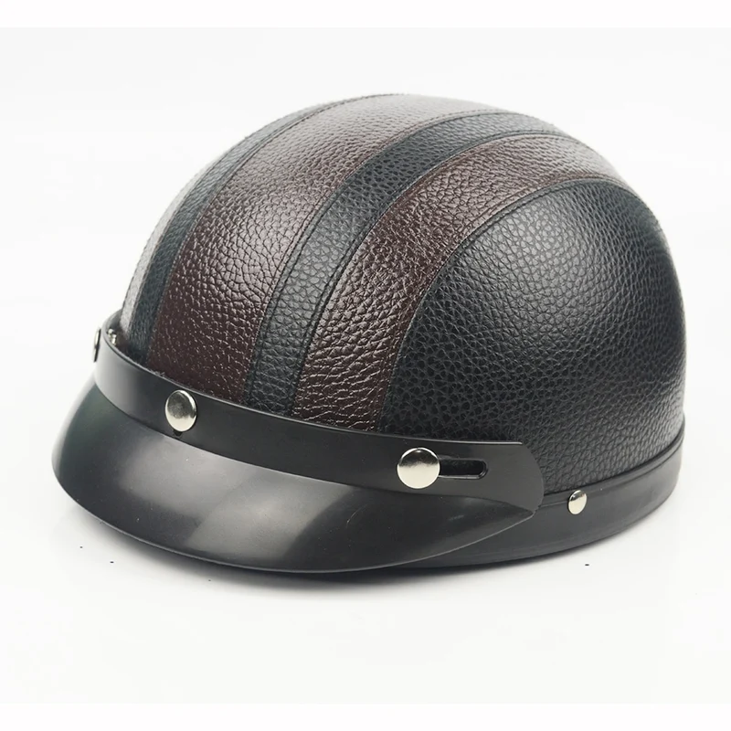 Casque Trottinette Casque Vintage EVOMOSA marron