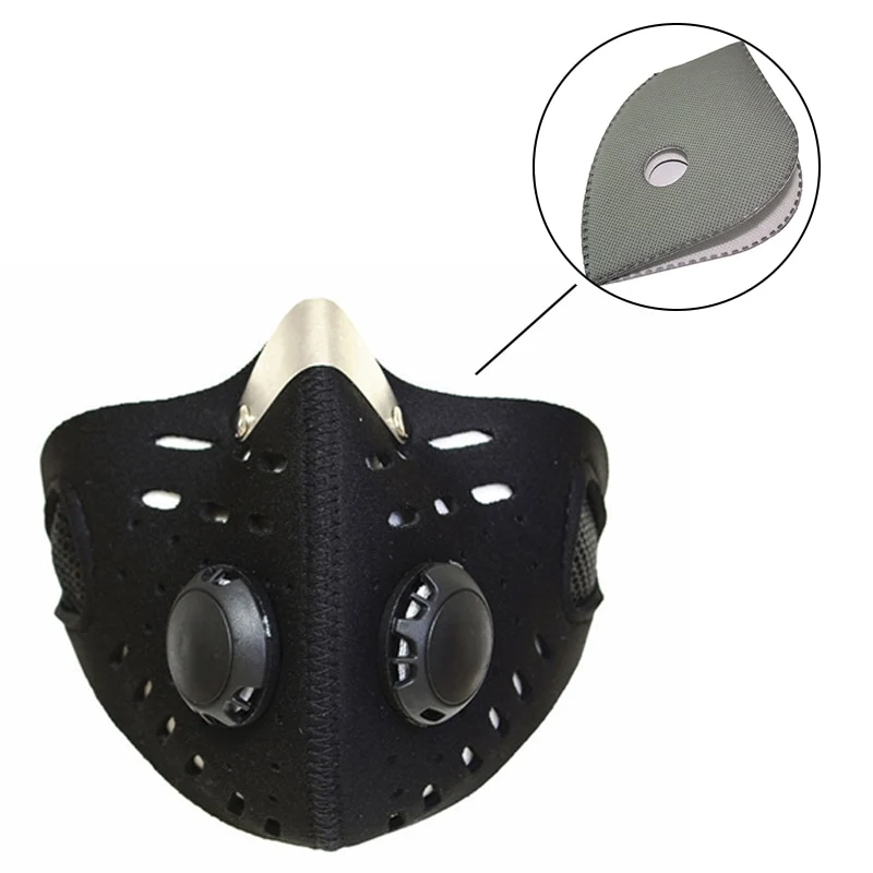 2 Masques Anti-Pollution NEOPRENE
