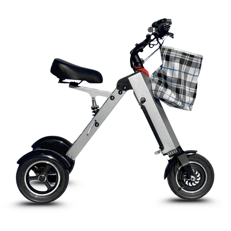 Mini trottinette pliable 3 roues ES-35 pour PMR et Séniors - Tricycle ultra léger