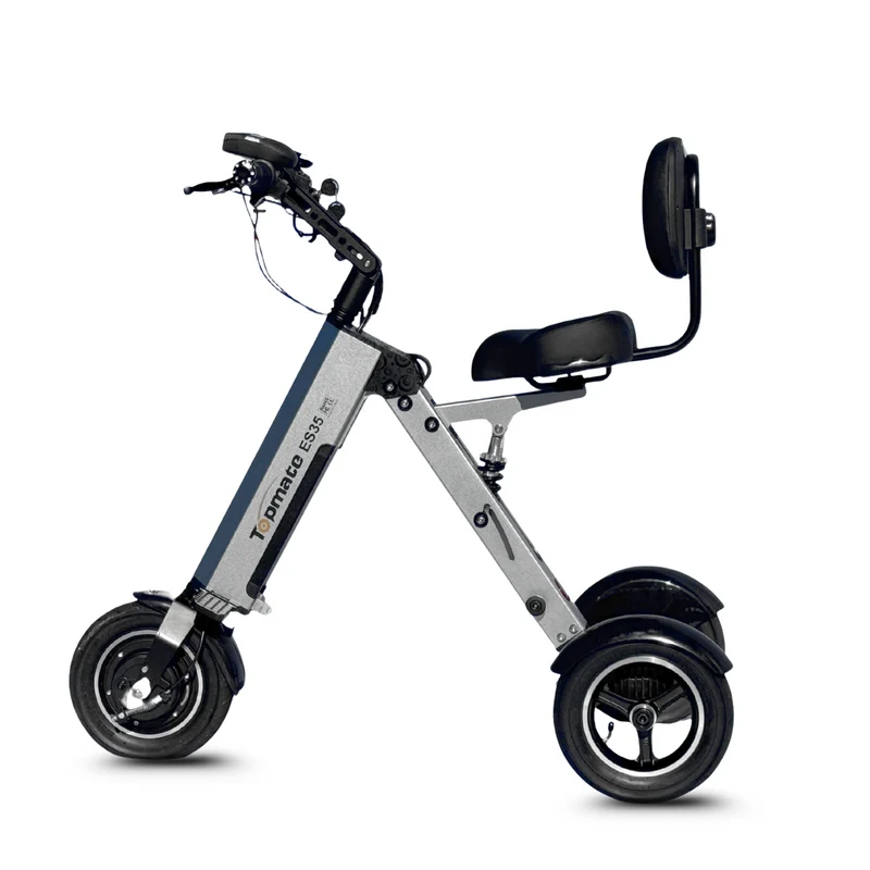 Mini trottinette pliable 3 roues ES-35 pour PMR et Séniors - Tricycle ultra léger