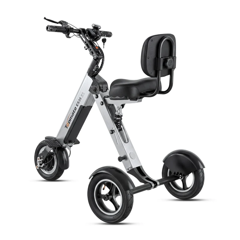 Mini trottinette pliable 3 roues ES-35 pour PMR et Séniors - Tricycle ultra léger