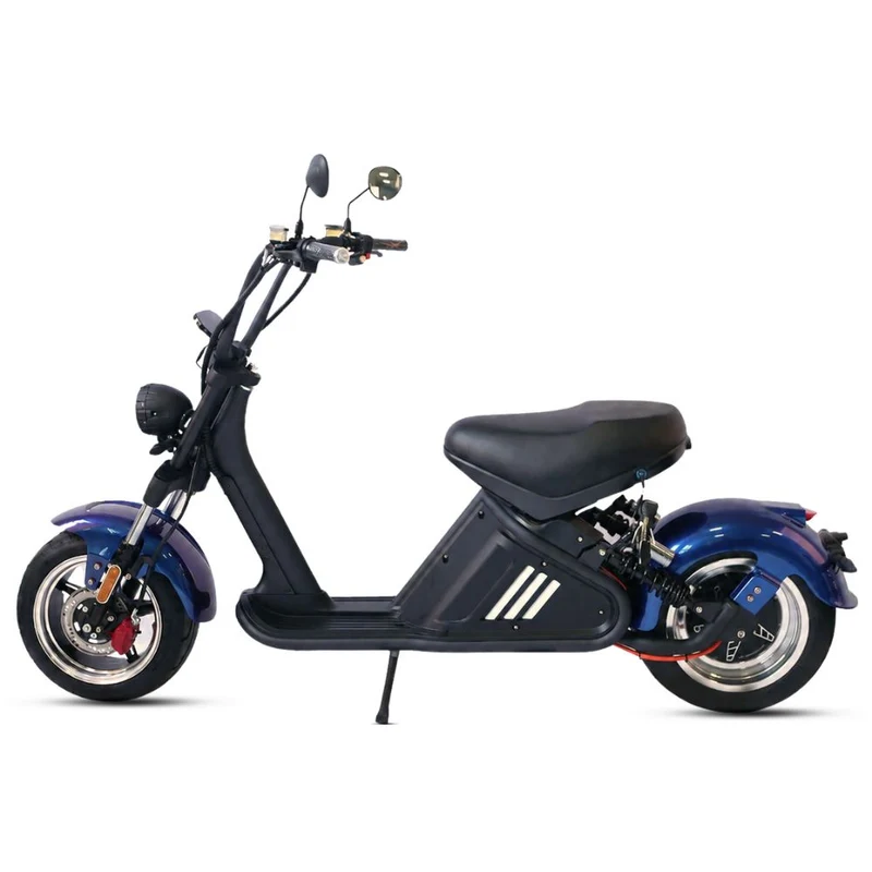 City Coco trottinette électrique M2 – look chopper, haut de gamme, batterie amovible 30 Ah/40 Ah