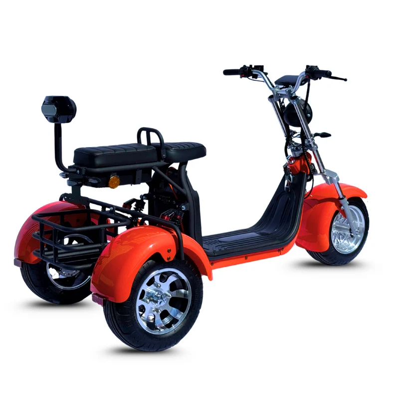 Tricycle électrique 3 roues City Coco CP-3.0 – biplace compact, autonomie modulable (20 Ah / 40 Ah)