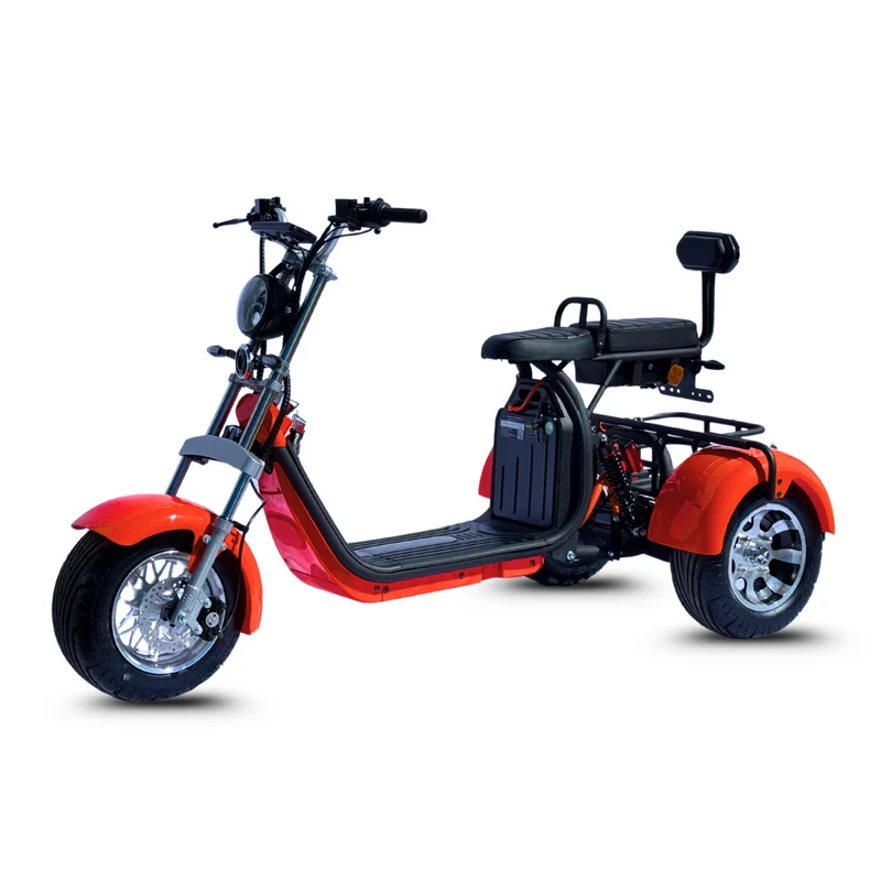 Tricycle électrique 3 roues City Coco CP-3.0 – biplace compact, autonomie modulable (20 Ah / 40 Ah)