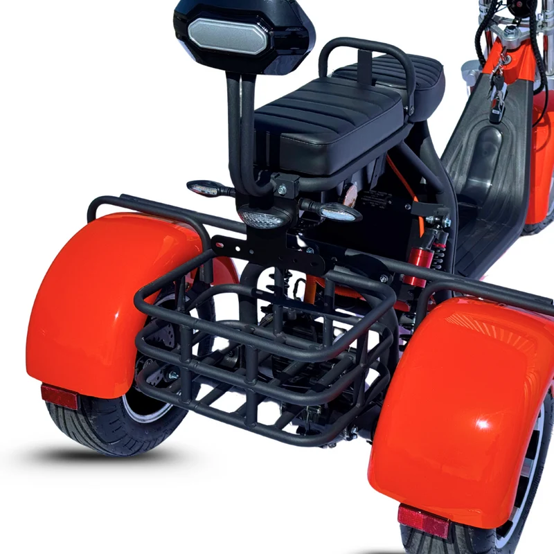 Tricycle électrique 3 roues City Coco CP-3.0 – biplace compact, autonomie modulable (20 Ah / 40 Ah)