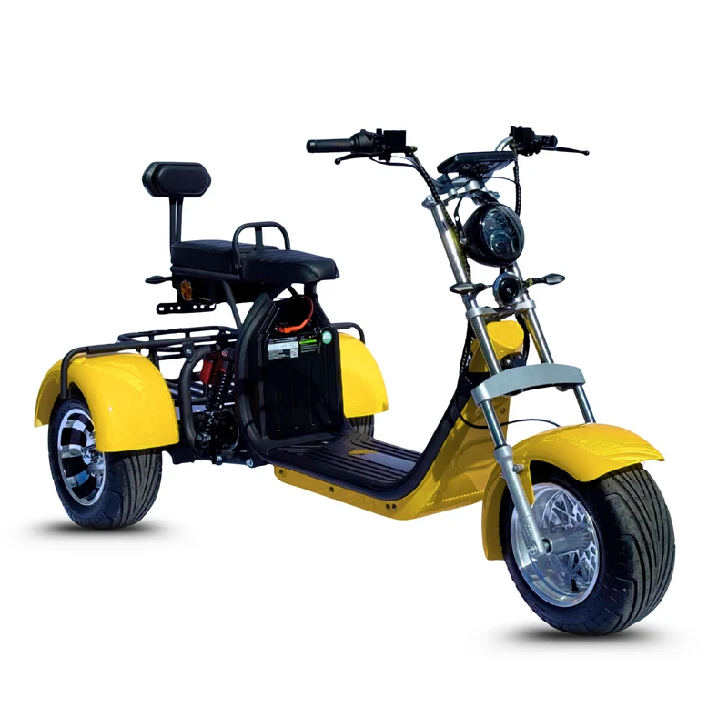 Tricycle électrique 3 roues City Coco CP-3.0 – biplace compact, autonomie modulable (20 Ah / 40 Ah)