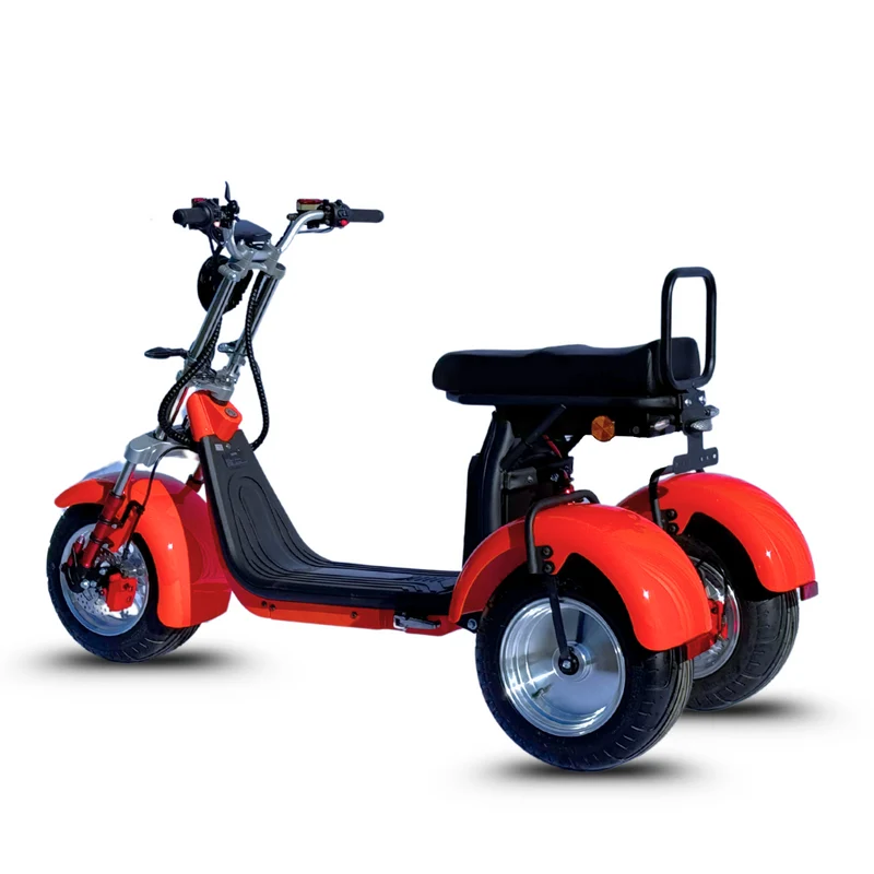 Tricycle électrique 3 roues City Coco CP-7.0 – modèle biplace avec grande autonomie (20Ah/40Ah)