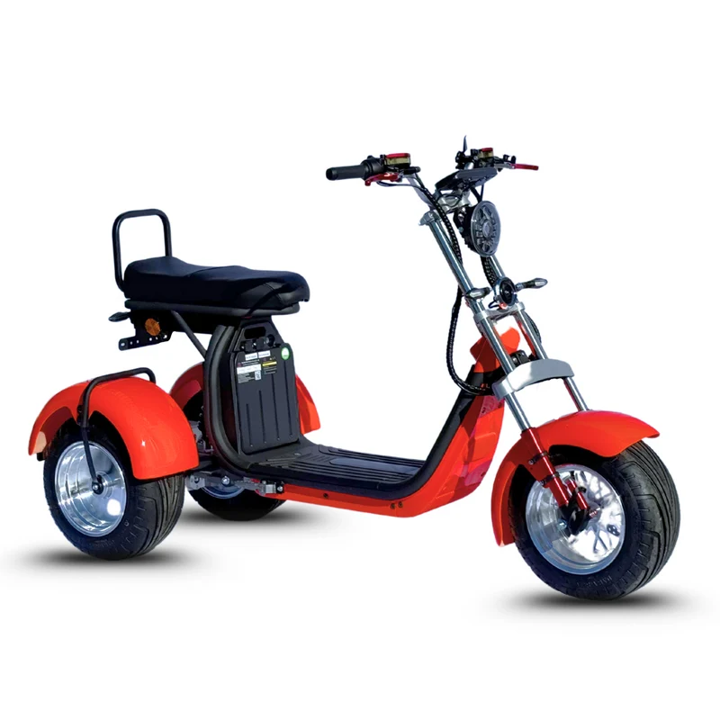 Tricycle électrique 3 roues City Coco CP-7.0 – modèle biplace avec grande autonomie (20Ah/40Ah)