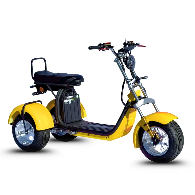 Tricycle électrique 3 roues City Coco CP-7.0 – modèle biplace avec grande autonomie (20Ah/40Ah)