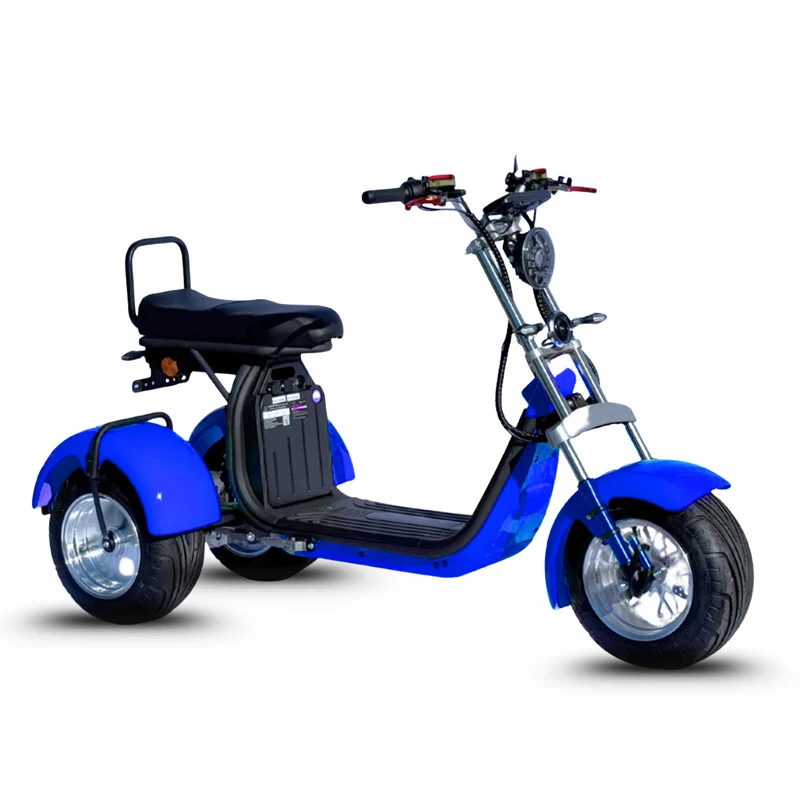 Tricycle électrique 3 roues City Coco CP-7.0 – modèle biplace avec grande autonomie (20Ah/40Ah)
