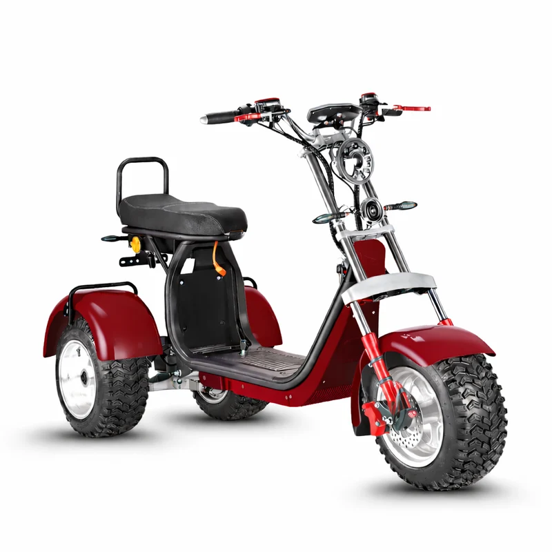 Tricycle électrique 3 roues City Coco CP-7.0 – modèle biplace avec grande autonomie (20Ah/40Ah)