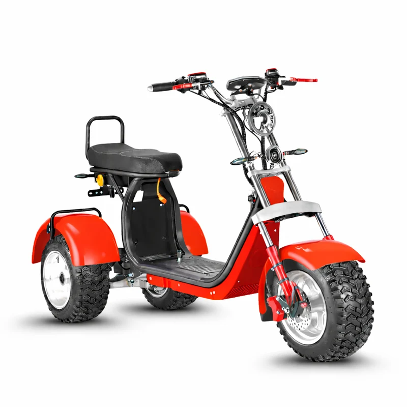 Tricycle électrique 3 roues City Coco CP-7.0 – modèle biplace avec grande autonomie (20Ah/40Ah)