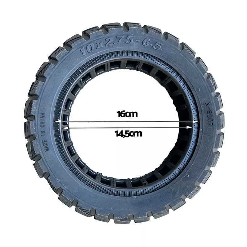 Pneu plein 10x2.75 Xuancheng Off road pour Urbanglide Ecross/Max