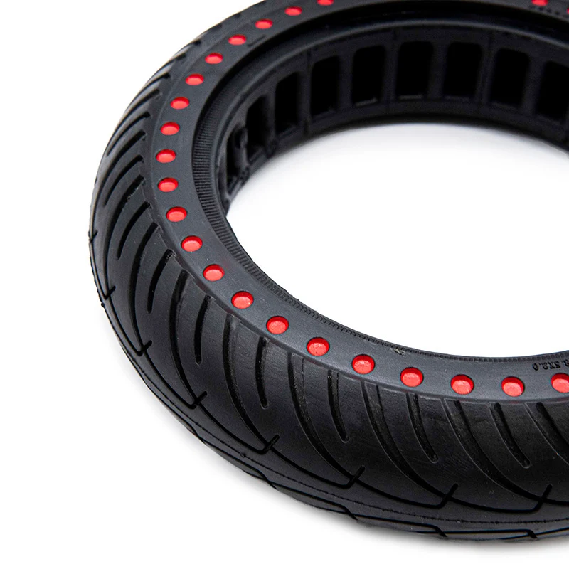 Pneu plein 8.5x2.0 NEW souple point rouge pour xiaomi trottinette
