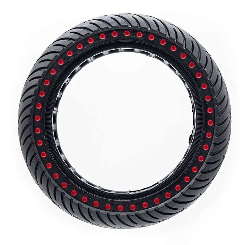 Pneu plein 8.5x2.0 NEW souple point rouge pour xiaomi trottinette