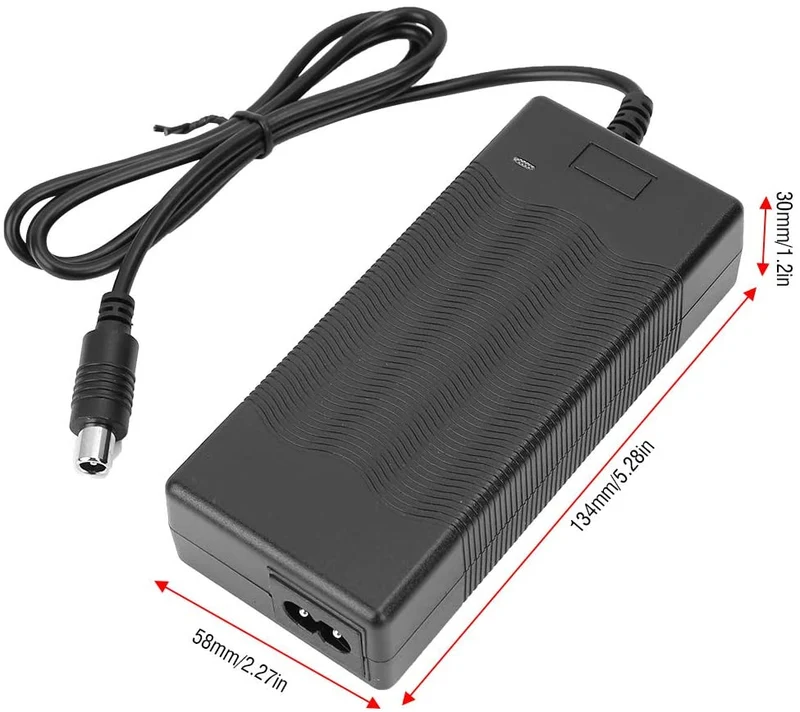 Chargeur 42V/2A - Xiaomi M365, M365 PRO, PRO 2, 1S et Essential, Ninebot G30/ES