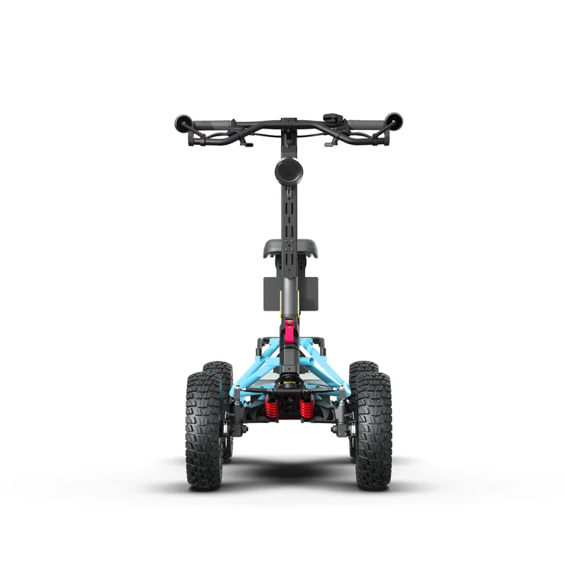 Trottinette VEEHOP tout terrain à 4 roues motrices avec selle pliable 3200w / 6400w 40ah