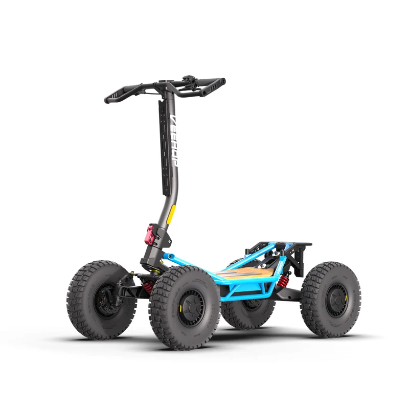 Trottinette VEEHOP tout terrain à 4 roues motrices avec selle pliable 3200w / 6400w 40ah
