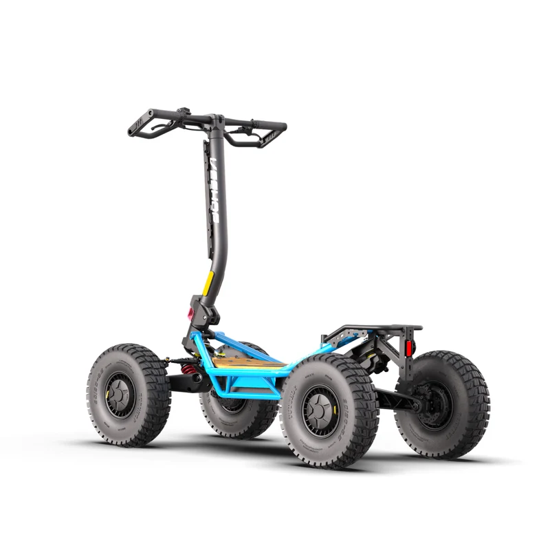 Trottinette VEEHOP tout terrain à 4 roues motrices avec selle pliable 3200w / 6400w 40ah
