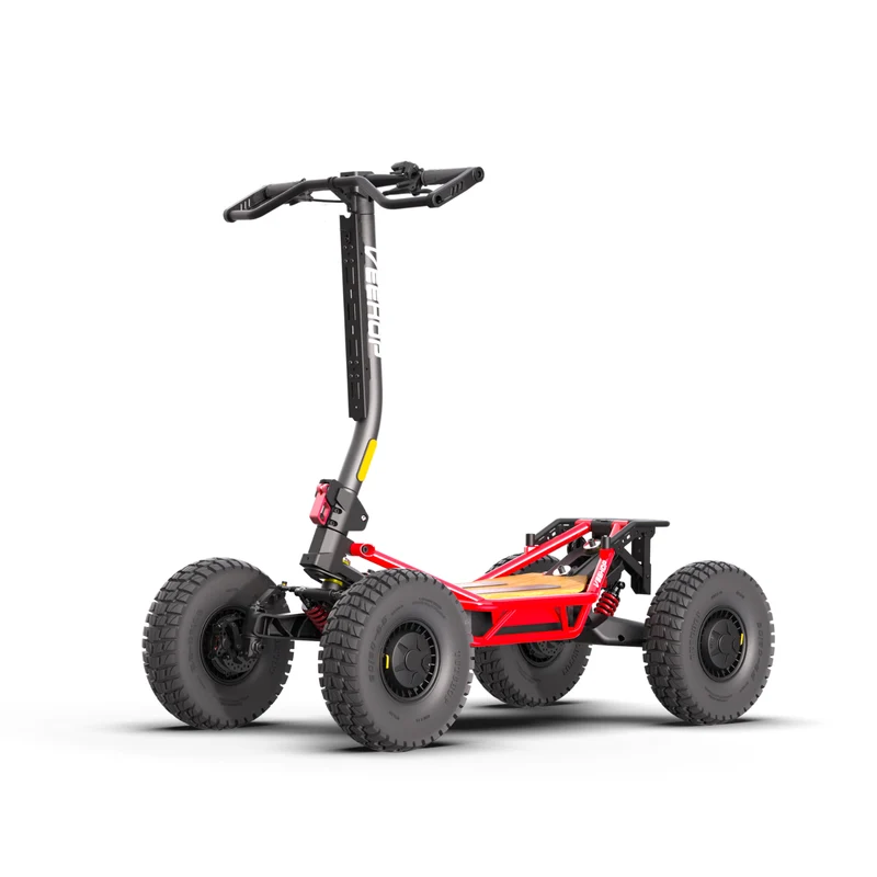 Trottinette VEEHOP tout terrain à 4 roues motrices avec selle pliable 3200w / 6400w 40ah