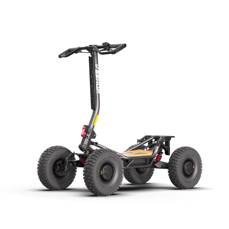 Trottinette VEEHOP tout terrain à 4 roues motrices avec selle pliable 3200w / 6400w 40ah