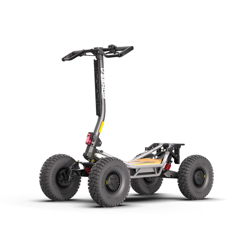 Trottinette VEEHOP tout terrain à 4 roues motrices avec selle pliable 3200w / 6400w 40ah
