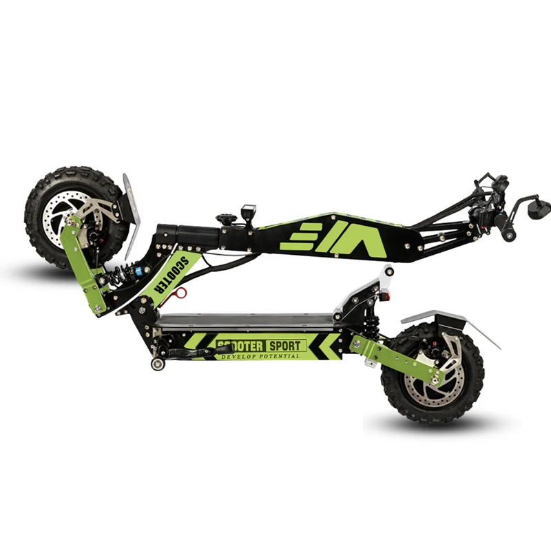 Trottinette électrique puissante NINJA 6000/8000W 30/40ah avec selle