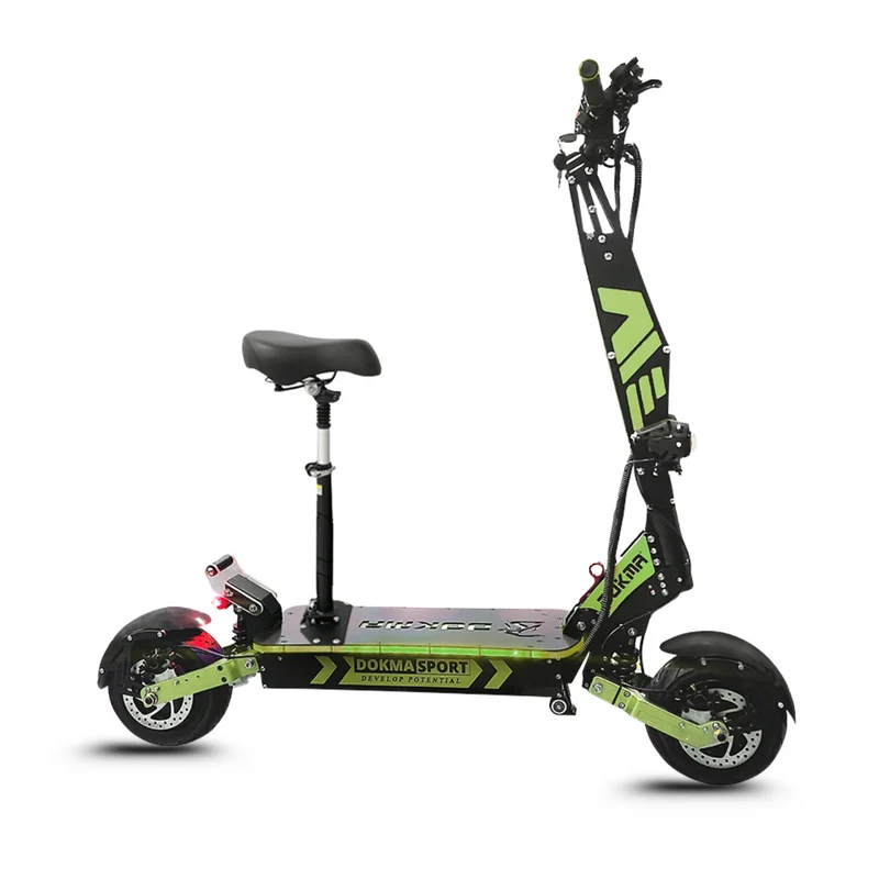 Trottinette électrique puissante NINJA 6000/8000W 30/40ah avec selle