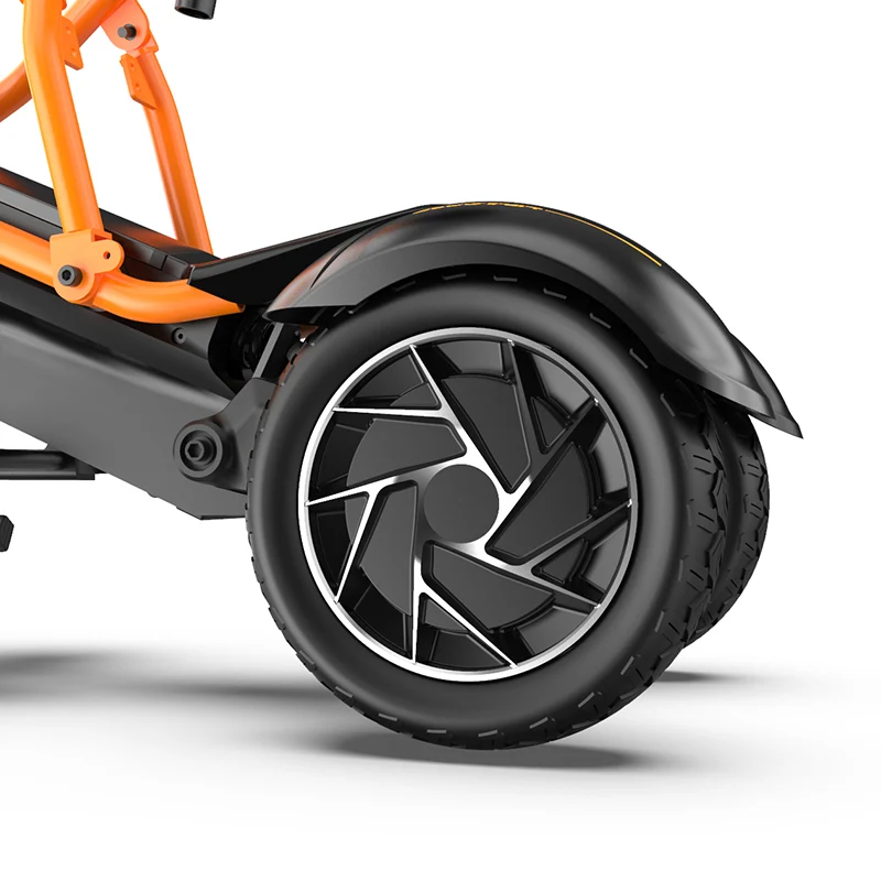 Trottinette électrique 3 roues avec selle 1000W modèle F2