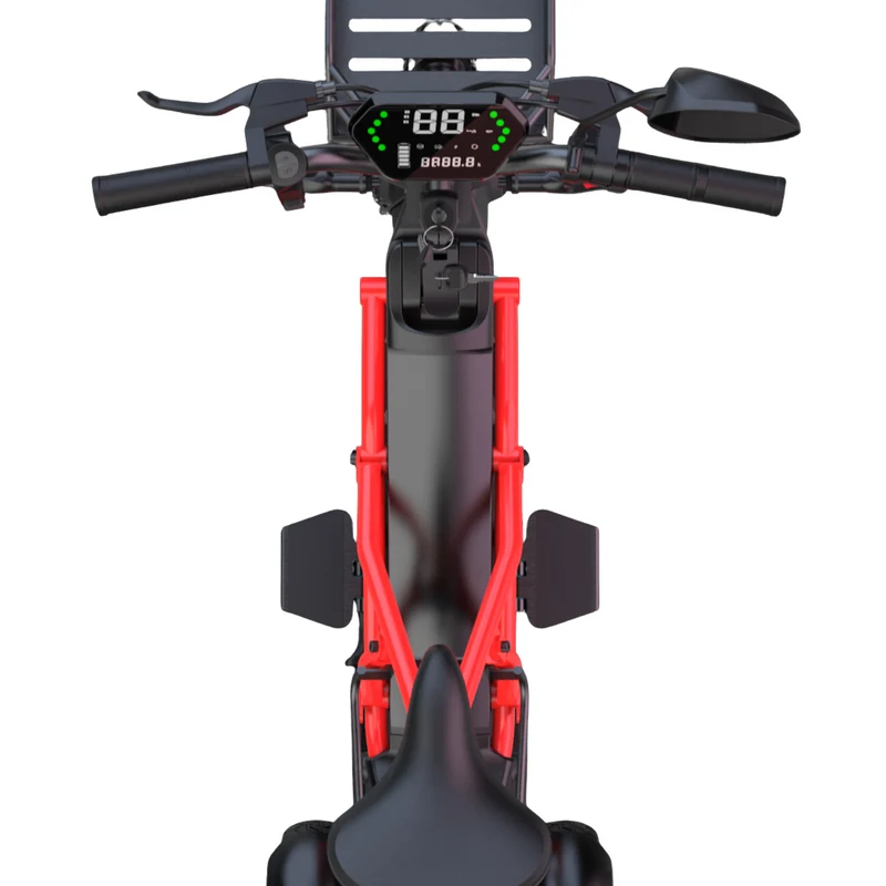 Trottinette électrique 3 roues avec selle 1000W modèle F2