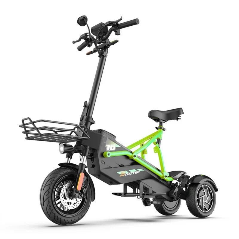 Trottinette électrique 3 roues avec selle 1000W modèle F2