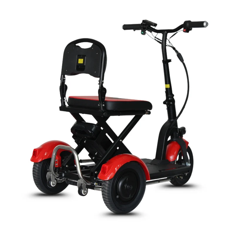 Mini scooter électrique S2 pliable – 3 roues 300W/600W, mobilité pratique pour seniors et PMR