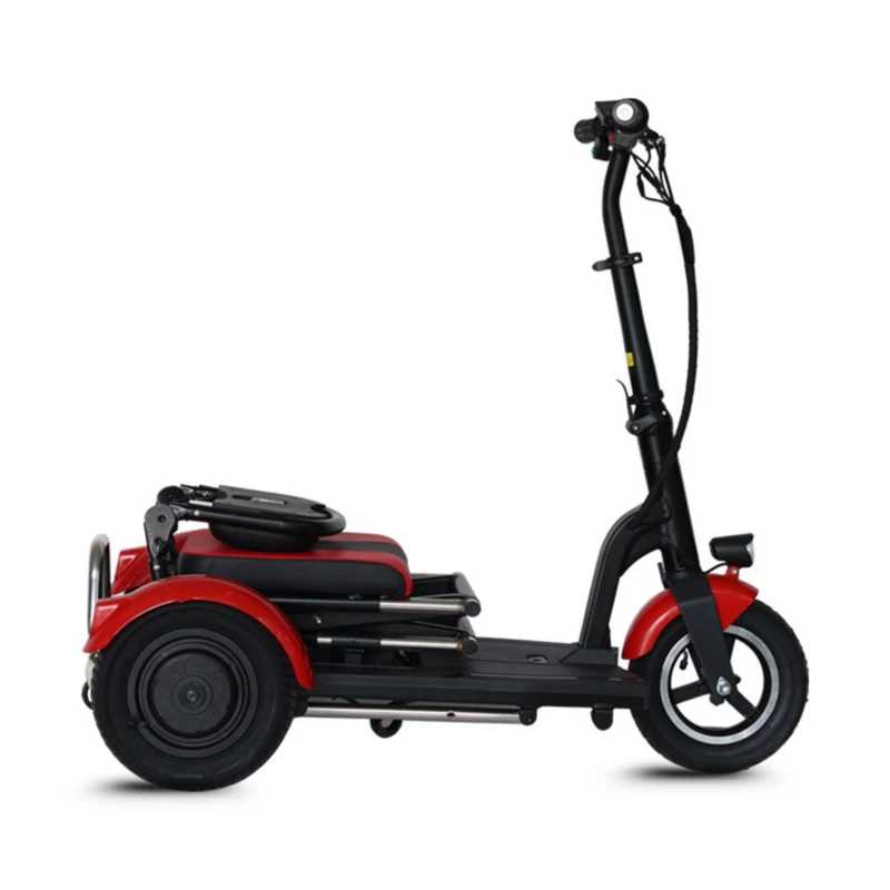 Mini scooter électrique S2 pliable – 3 roues 300W/600W, mobilité pratique pour seniors et PMR