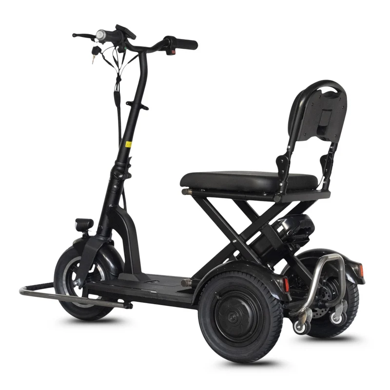 Mini scooter électrique S2 pliable – 3 roues 300W/600W, mobilité pratique pour seniors et PMR