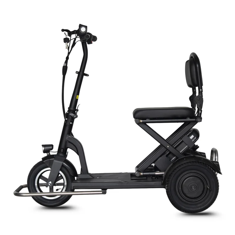 Mini scooter électrique S2 pliable – 3 roues 300W/600W, mobilité pratique pour seniors et PMR