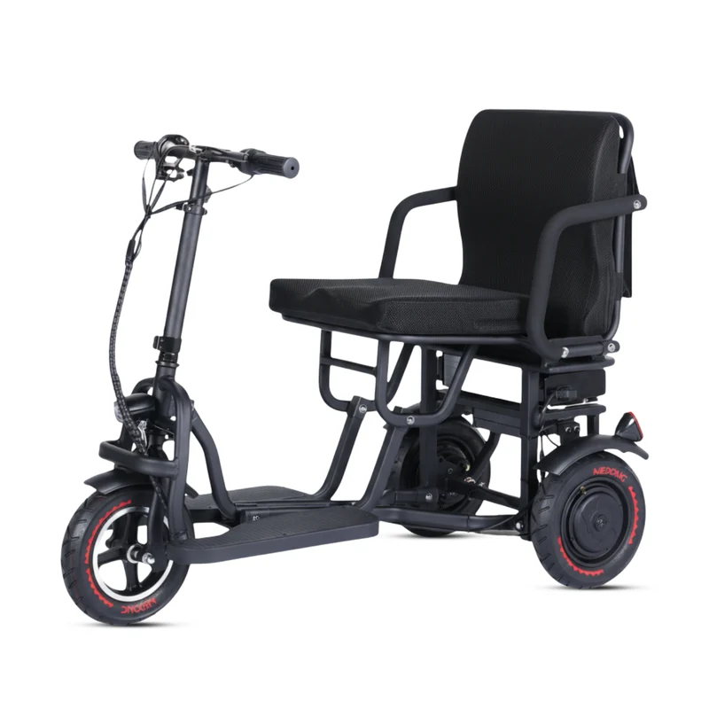 Tricycle électrique pliable ES-10 – 3 roues 350W/700W, idéal pour PMR et seniors