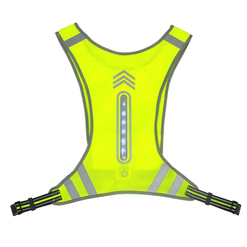 Gilet Haute Visibilité LED PEET Équipement Trottinette