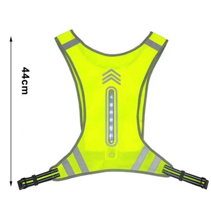 Gilet Haute Visibilité LED PEET Équipement Trottinette
