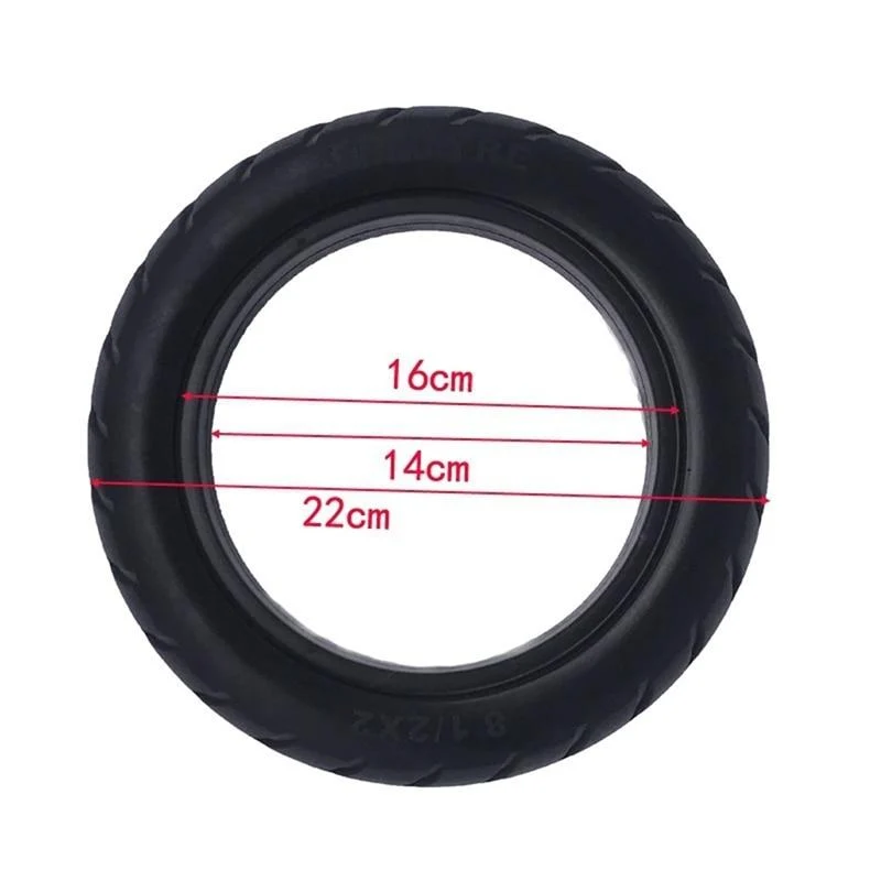 Pneu Plein 8,5'' Pièce Trottinette Électrique