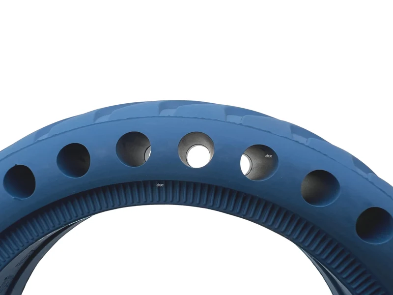 Pneu plein 8.5x2 alvéolé bleu pour trottinette Xiaomi M365/Pro/Pro2/1S/Essential, Wispeed T850/T855/Pro