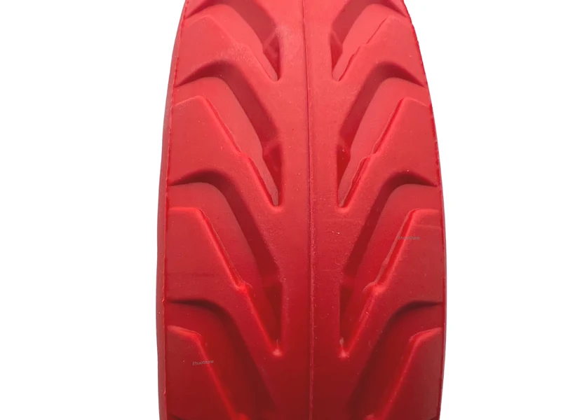 Pneu plein aleveolé ROUGE pour xiaomi M365/Pro/Pro2/3/Essentail/1s, Wispeed T850/T855/Pro