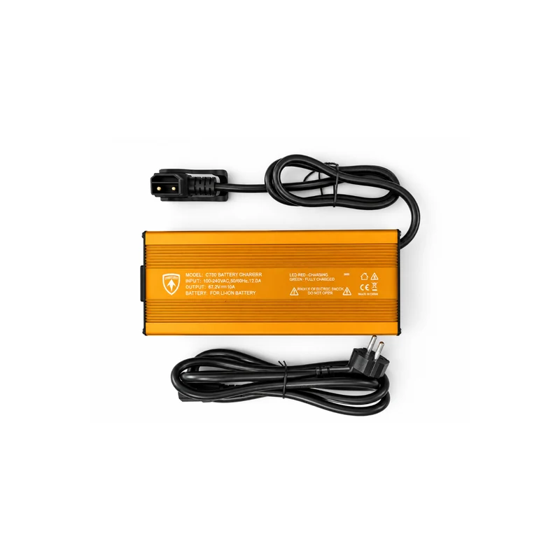Chargeur Mangosteen 10A pour batterie 60V avec connecteur 2 broches