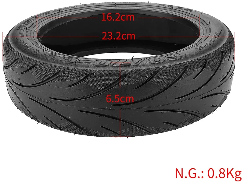 Pneu tubeless 60/70-6.5 avec Gel Anti crevaison- Ninebot MAX G30