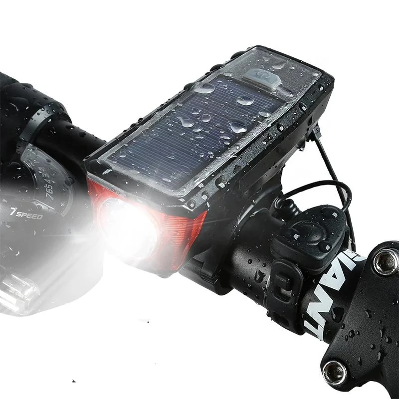 Lampe 2-en-1 Solaire 350 Lumen Accessoire Trottinette Électrique