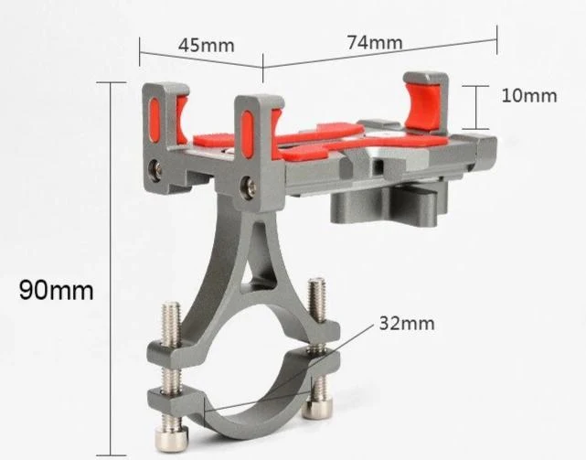 Support Téléphone Trottinette Rotatif